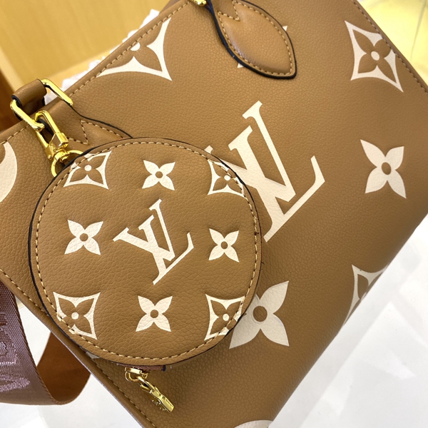 ルイヴィトンバッグ素材ディテール